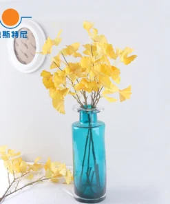 10pcs artificial ginkgo leaf branch&artificial Folium Ginkgo branch