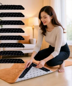 8/16pcs Strong Self Adhesive Fastener Dots Stickers Adhesive Hook Loop Tape For Bed Sheet Sofa Mat Carpet Anti Slip Mat Pads