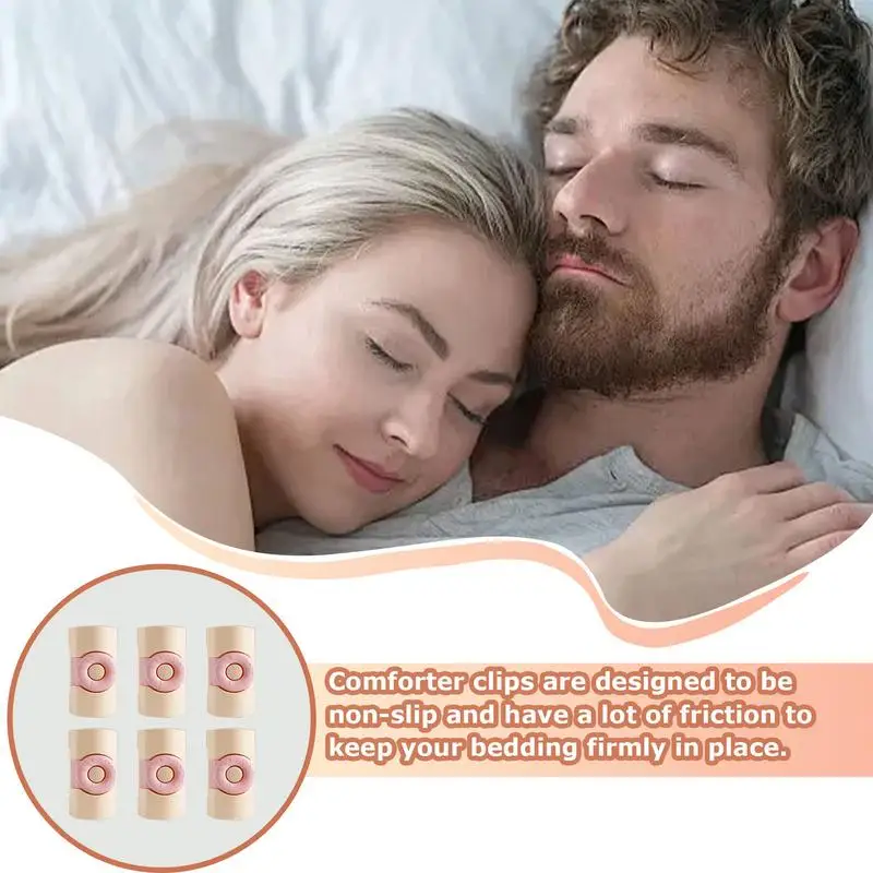 6Pcs Bed Sheet holder ABS Non-slip Clamp Quilt Bed Cover Holder Curtain Blanket Buckles Clothes Pegs Fasteners Fixer Device - Image 5