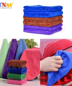 30x30CM Car Wash Microfiber Towel Car Cleaning Drying Cloth Hemming Car Care Cloth Detailing Car Wash Towel For Car