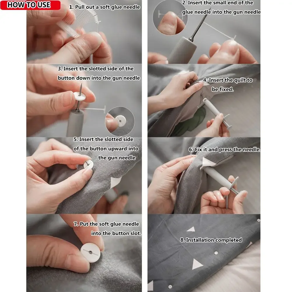 Safe Fastener Comforter Fixer Non-Slip Shifting Holder Clips Quilt Fixer Anti-move Quilt Holder Bed Sheet Clip - Image 4